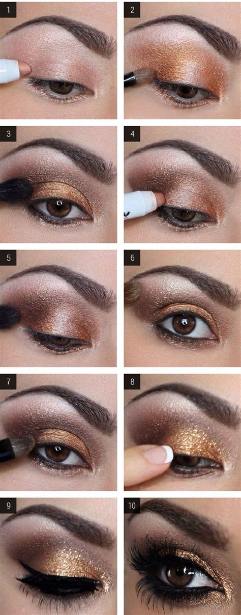 Brown-Eyeshadow-Tutorials-for-a-More-Seductive-Look-5 - Women Daily ...