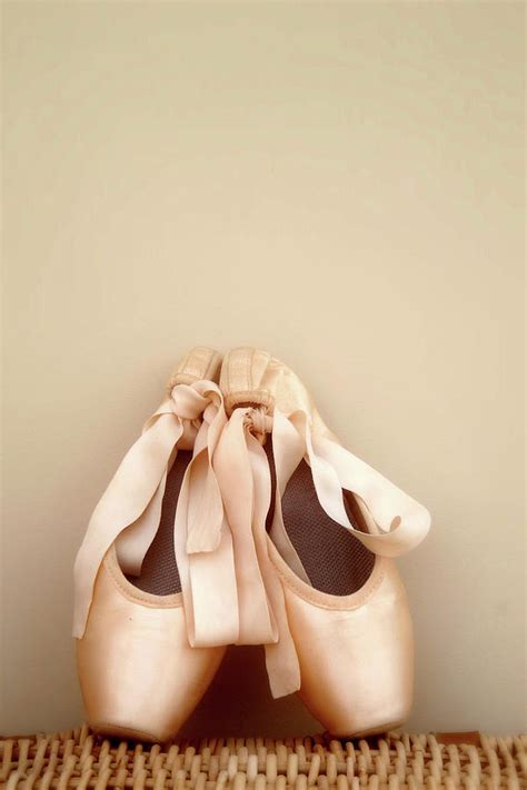 Salmon Pink Ballet Shoes by Jayneburfordphotography