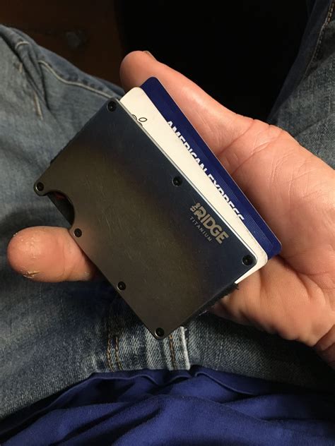 The Ridge Wallet: Titanium - Burnt