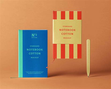 Notebook & Paper W Pens Mockup Mockups – All Free Mockups
