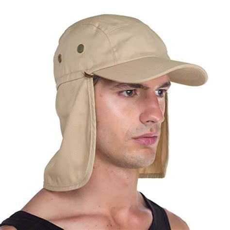 Outdoor Fishing Sun Cap - Ear Neck Flap Hat | Flap hat, Sun cap, Hats