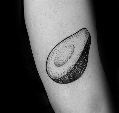 60 Avocado Tattoo Designs For Men - Fruit Ink Ideas