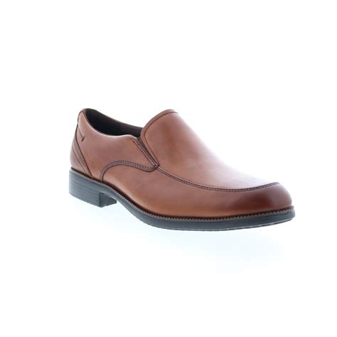 Rockport Total Motion DresSport Slip On Mens Brown Wide Loafers Casual - Ruze Shoes