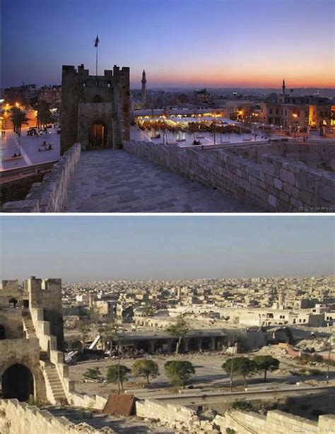 30 Before And After Pics Of Aleppo Reveal What War Did To Syria’s ...