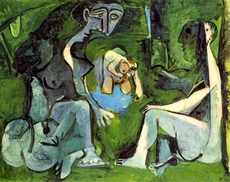 Pablo Picasso Déjeuner sur l'herbe (Luncheon on the Grass) after Manet 17 06 1961 (With images ...