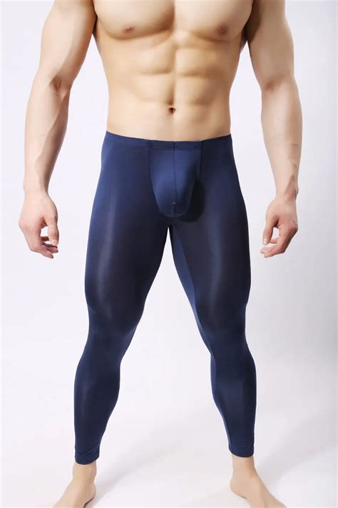 long johns men comfortable sexy leggings men thermal underwear men home pants long underwear ...