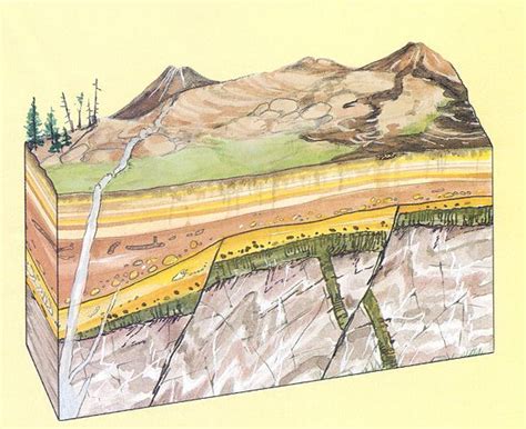 Image result for geological stratification diagrams Geology Art, Geology Rocks, Sedimentary Rock ...