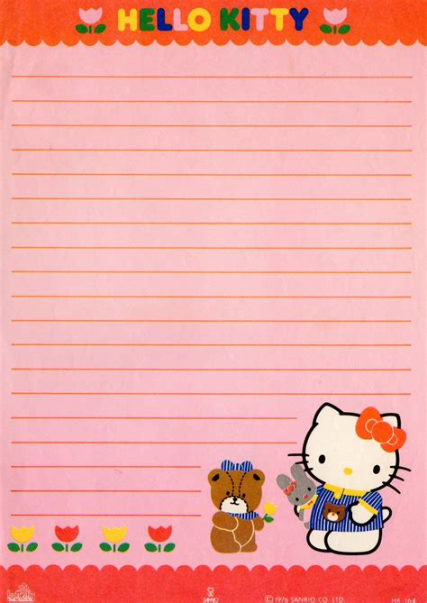 Hello Kitty Lined Paper Printable Free Printable Paper | Porn Sex Picture
