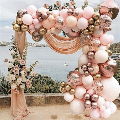 110pcs Rose Gold Balloon Arch Kit Decoration for Birthday, Wedding, Party Garland - Etsy