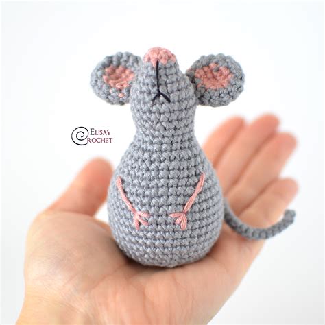 Little Mouse Free Crochet Pattern By Elisa's Crochet