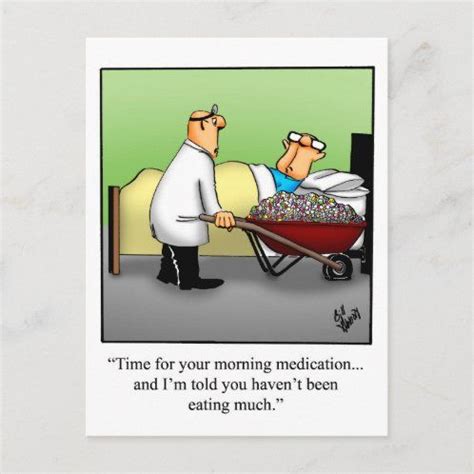 Funny Get Well Postcard | Zazzle.com in 2021 | Jokes pics, Old age ...