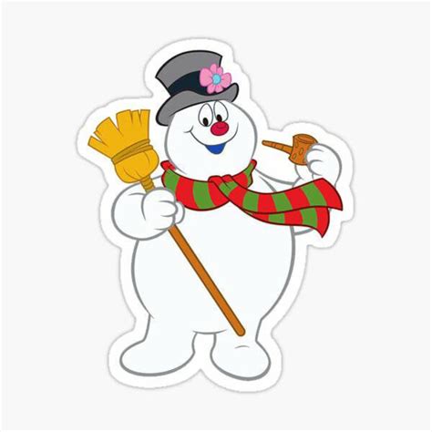 Frosty the snowman Stickers Vinyl Decal Laptop Decal | Etsy