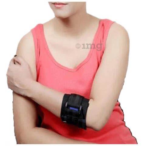 Dr. Expert Tennis Elbow Splint with Pad Medium Black: Buy box of 1.0 ...