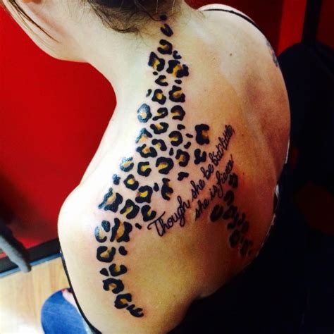 Leopard print. | Beautiful tattoos for women, Leopard print tattoos, Cheetah print tattoos