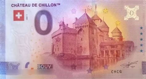 BILLET EURO SCHEIN Souvenir Touristique - Château de Chillon CHCG 2022-1 EUR 30,00 - PicClick FR