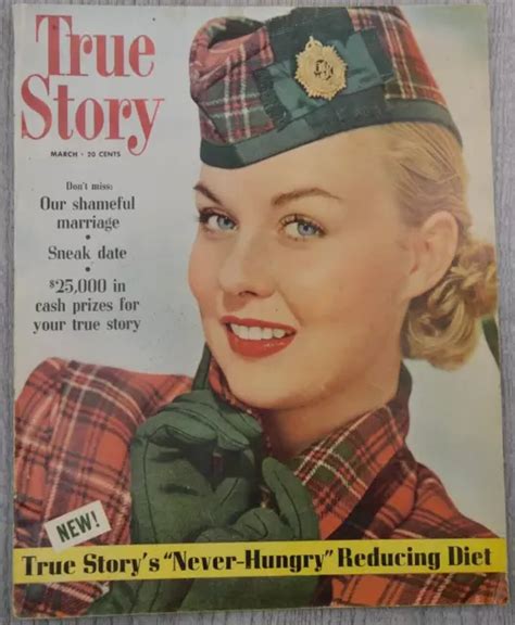 VINTAGE MAR 1951 True Story Magazine Vol 64 Great Ads Stories Pulp Fiction $25.04 - PicClick