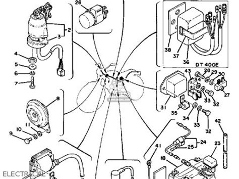 Yamaha DT250 1978 USA parts lists and schematics