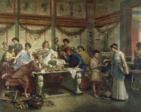 Reclining and Dining (and Drinking) in Ancient Rome | Getty Iris