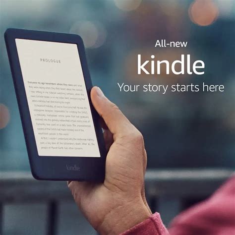 All new Kindle Black 2019 version, Now with a Built in Front Light, Wi Fi 4GB eBook e ink screen ...