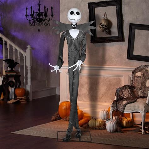 Home Depot's Life-Size Animatronic Jack Skellington Nightmare Before Christmas Halloween, Disney ...