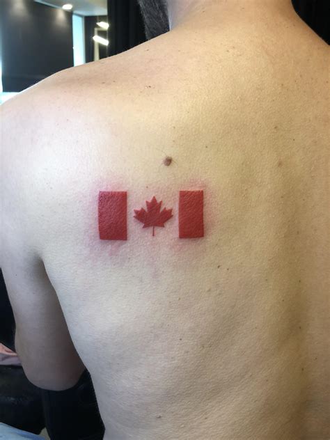Canadian Flag Tattoo