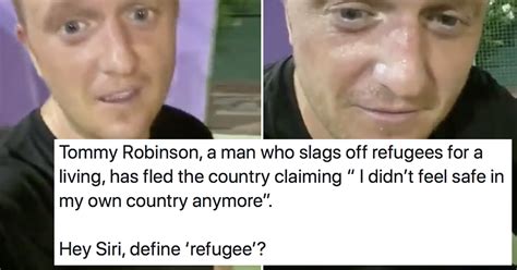 Simply 13 perfect tweets about Tommy Robinson seeking refuge abroad ...