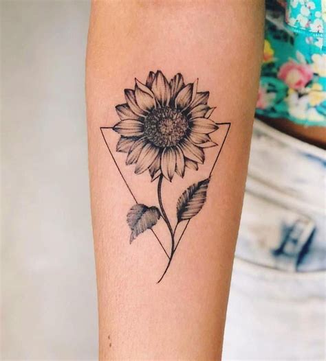 unique tattoo #uniquetattooideas | Sunflower tattoos, Tattoos, Small girl tattoos