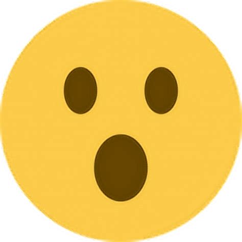 Download Shocked Gasp Realize Oh Emoji Emoticon Face Expression - Open Mouth Emoji PNG Image ...