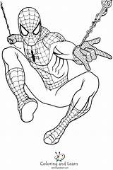 Spiderman Coloring Pages 2023  And Learn sketch template