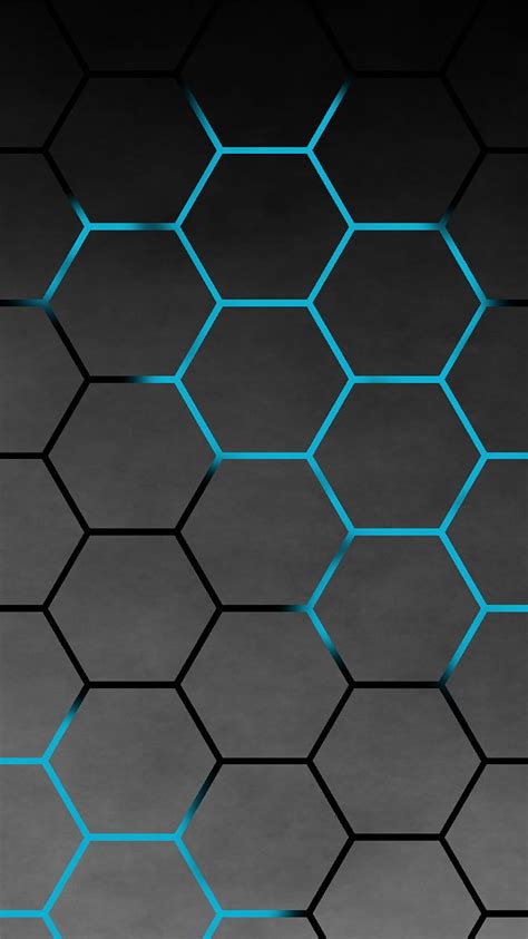 Available s - Black And Blue Hexagon Background HD phone wallpaper | Pxfuel