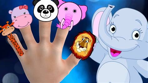 Finger Family Nursery Rhymes | Animal Finger Family Songs Collection | Learn Wild Animals - YouTube