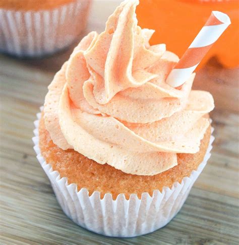 Orange Creamsicle Cupcakes - Baking Beauty