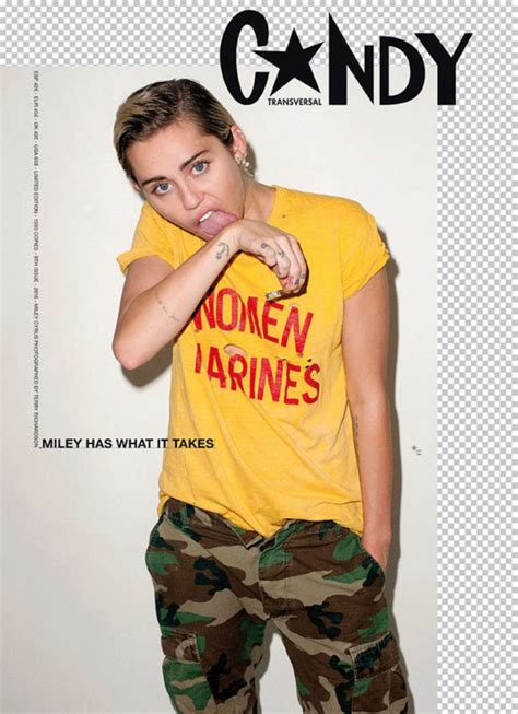 Miley Cyrus: CANDY Magazine 2015 -01 – GotCeleb