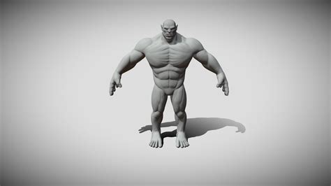 Strong Orc - Free downloadable - Download Free 3D model by Orthovasky [164f19c] - Sketchfab