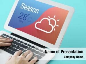 Global communication weather forecast season PowerPoint Template - Global communication weather ...