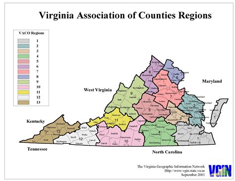 Virginia-Counties-Map - Regions - Altizer Law