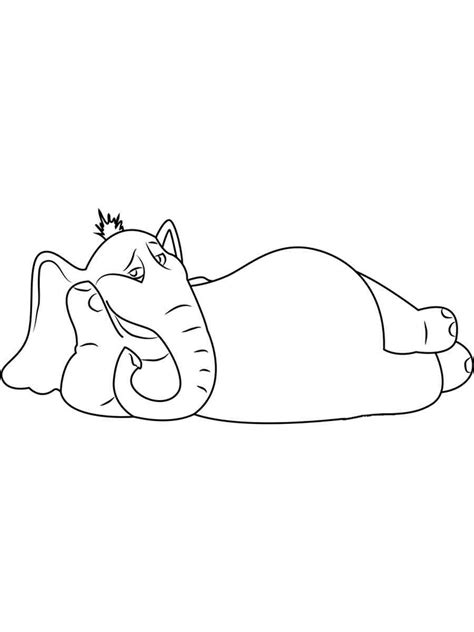 Horton coloring pages