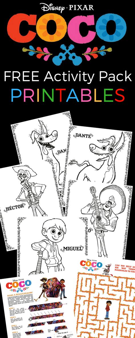 Free: Disney's COCO Printable Activity Pack | Serendipity and Spice ...