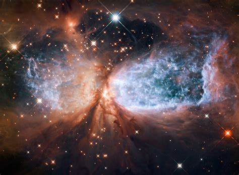 File:Star-forming region S106 (captured by the Hubble Space Telescope ...
