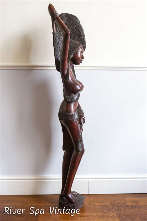 Rare Lifesize African Female Mandinka Warrior Sculpted Solid - Etsy UK