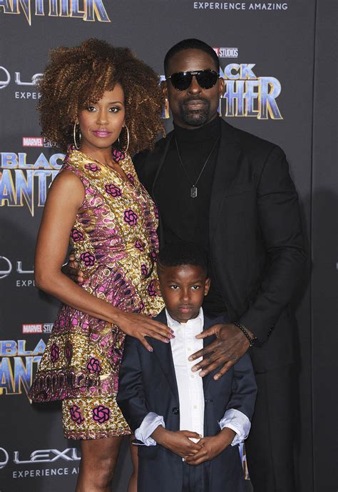 Sterling K. Brown & family at Film Premiere of Black Panther | Sandra Rose