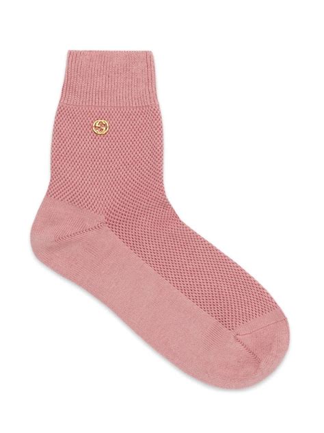 Gucci Interlocking G-logo cotton-blend Socks - Farfetch