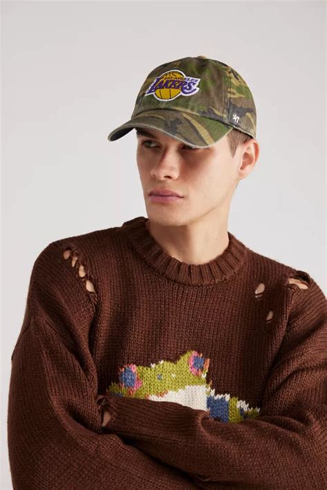 '47 Los Angeles Lakers Camo Cleanup Cap | Urban Outfitters