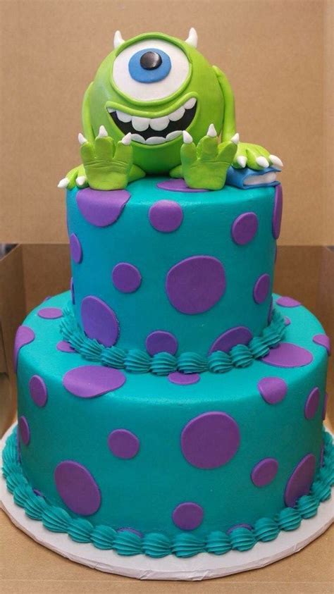 #tartas | Fiesta cumpleaños, Fiestas de cumpleaños de monstruo, Pastel de monster inc