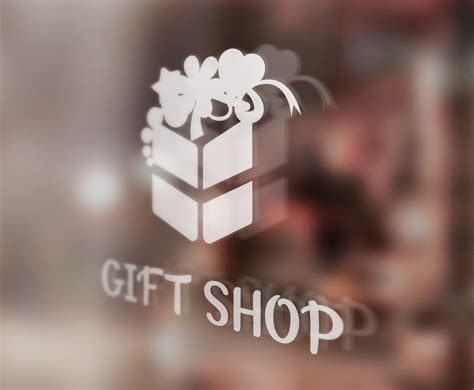 Gift shop logo. by Katrin Pomortseva on Dribbble