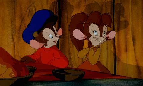 Fievel and Tanya (An American Tail: Fievel Goes West) (c) 1991 Amblin Entertainment (Steven ...