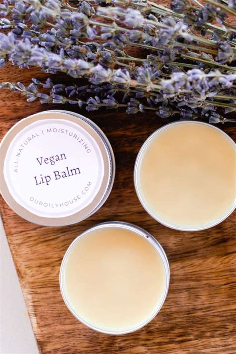 Vegan Lip Balm Recipe - Our Oily House