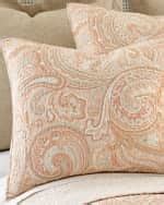 Spruce Coral King Quilt Set | Horchow