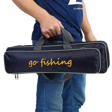 Fishing Rod Case Carrier Storage Bag, Portable Waterproof Fishing Rod ...