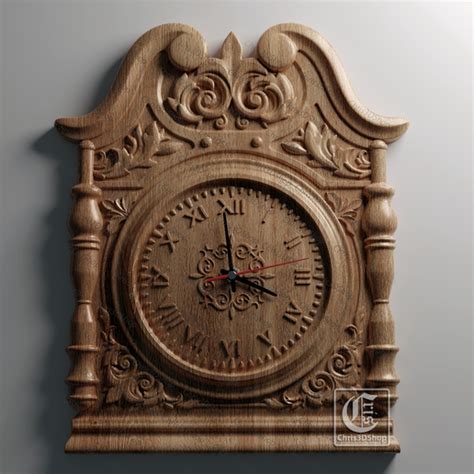 STL file Wall Clock 14 - 3D STL file for CNC・3D printer model to download・Cults